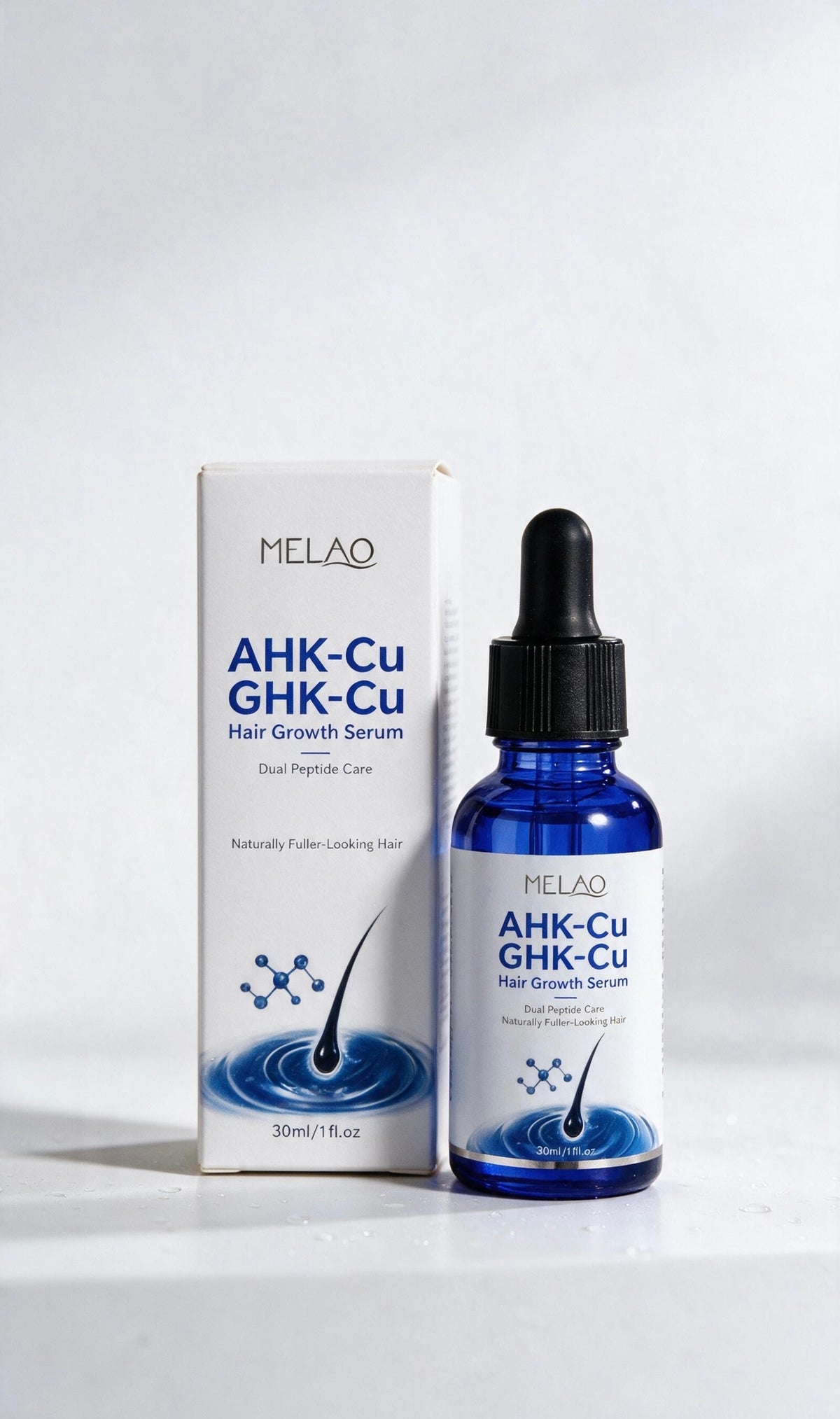 Sérum Capillaire Premium AHK-Cu & GHK-Cu – 30 ml