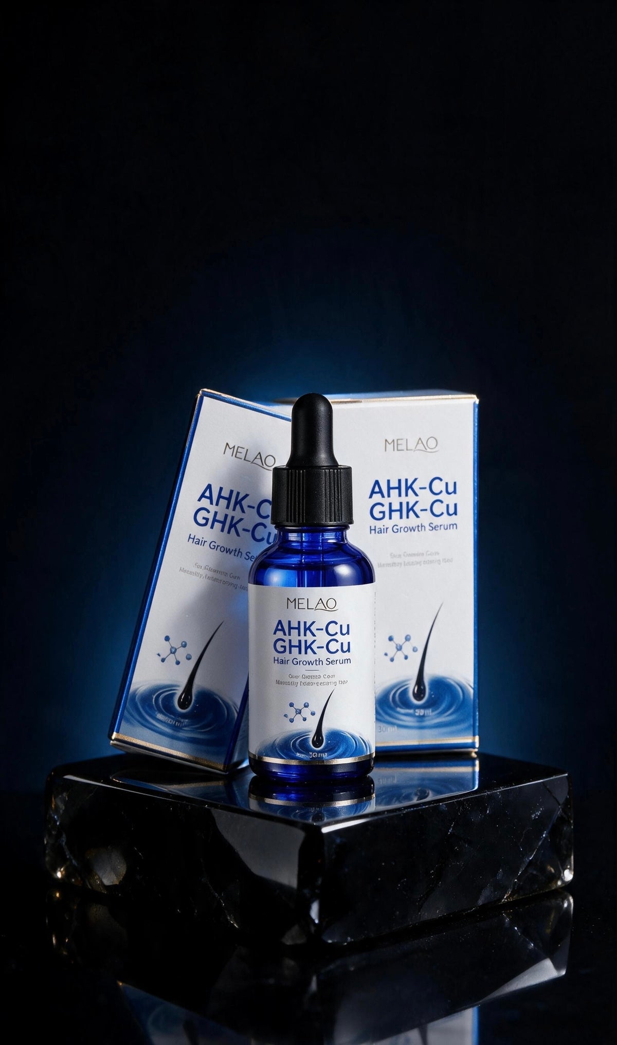 Sérum Capillaire Premium AHK-Cu & GHK-Cu – 30 ml